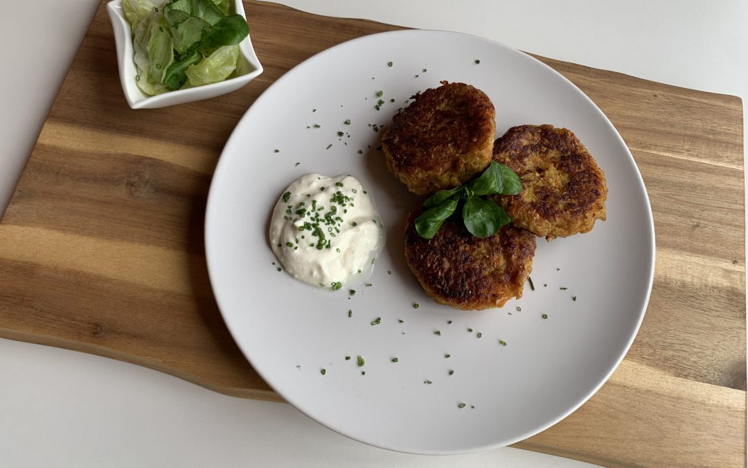 Gemüse-Haferflocken Laibchen